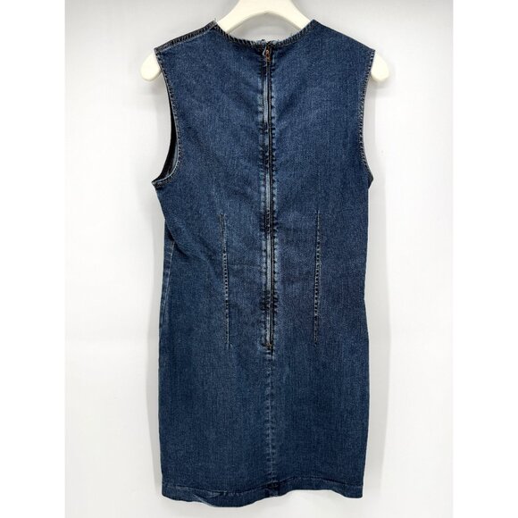 Reformation Jeans Kendi Dress Denim Stretch Mini 6 - Picture 4 of 12